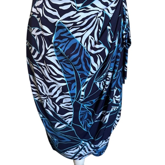 Maggy London Wrapped Around Belted Tie on the Side Size 8 - Picture 4 of 17